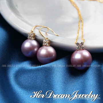 Natural cultured pearl jewelry